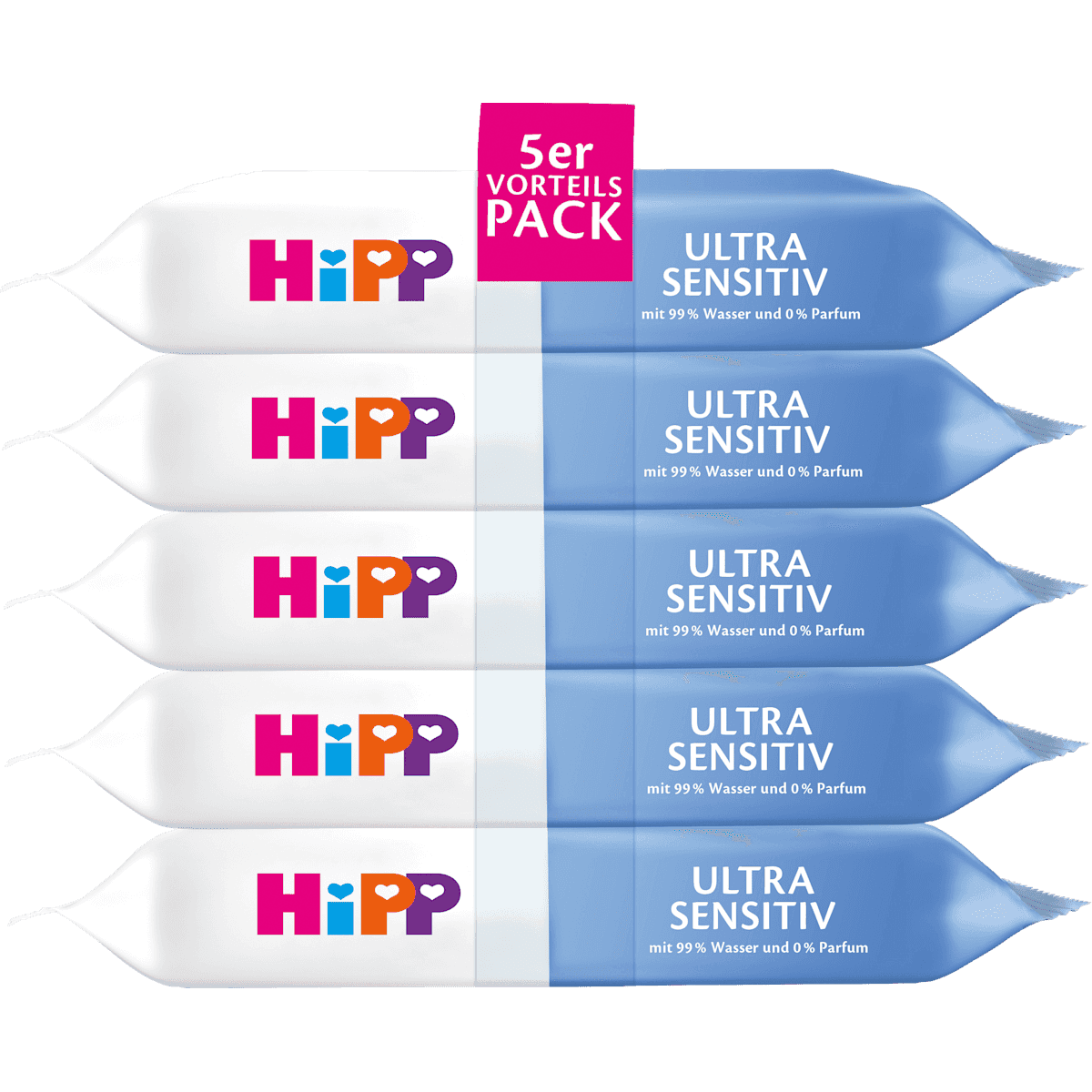 HiPP Babysanft Lingettes ultra sensible 5x48 pièces, 240 pièces — منتج ألماني أصلي في المغرب