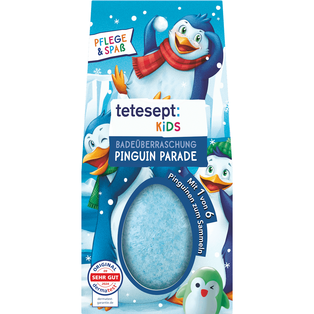 tetesept: KIDS Enfant Bain moussant Bain surprise Pinguin Parade, 1 pièce (tetesept Kinder Badezusatz Badeüberraschung Pinguin Parade, 1 St) — منتج ألماني أصلي في المغرب