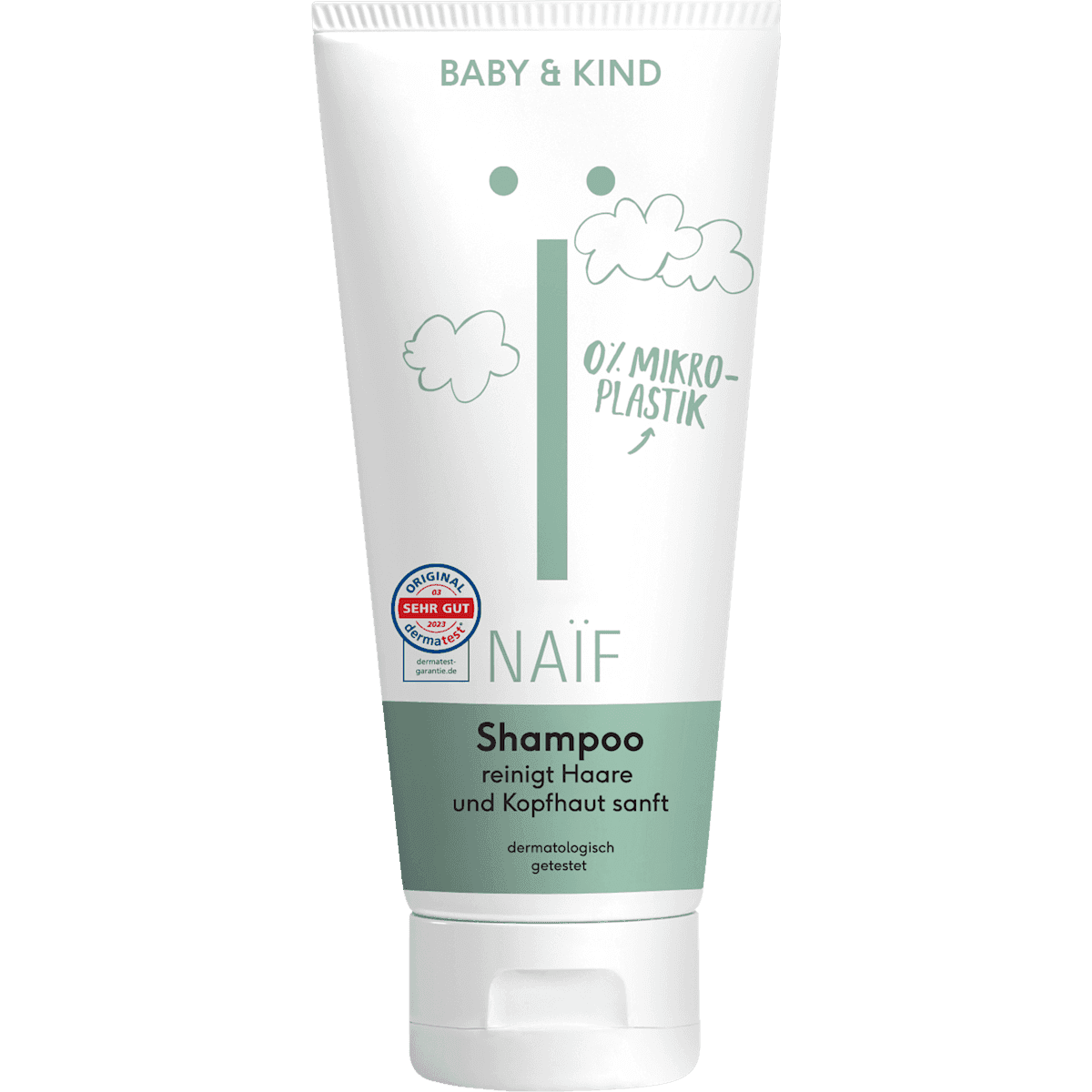 NAIF Baby & Kids Shampoo, 150 ml (NAIF Baby & Kind Shampoo, 150 ml) — authentic German product in Morocco