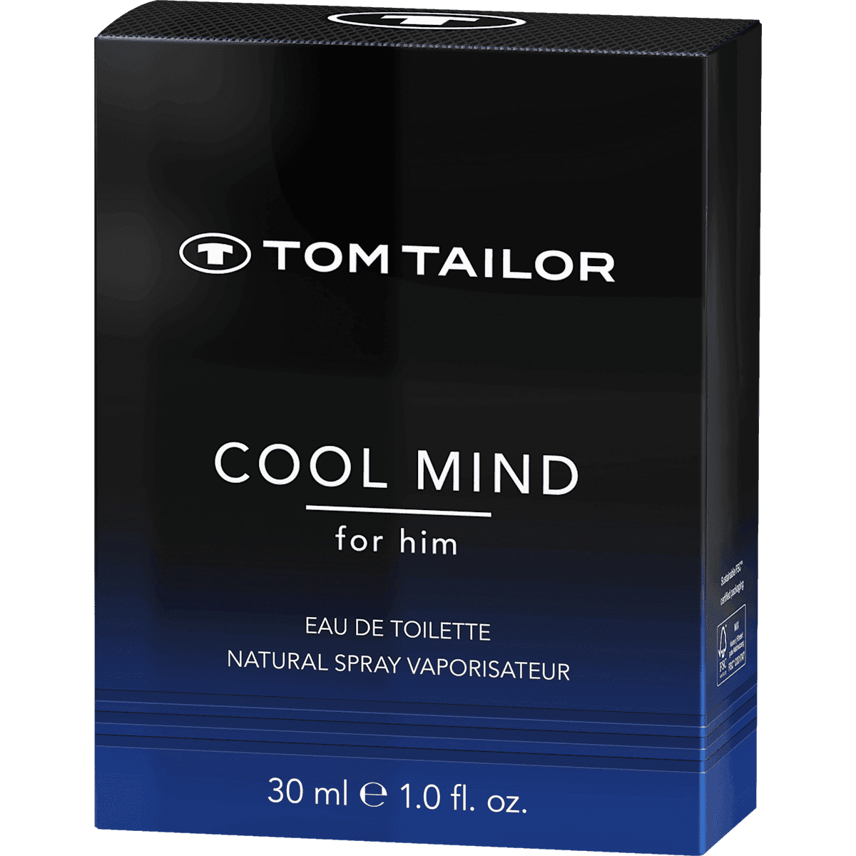 TOM TAILOR Cool Mind for him Eau de Toilette, 30 ml — produit allemand authentique au Maroc
