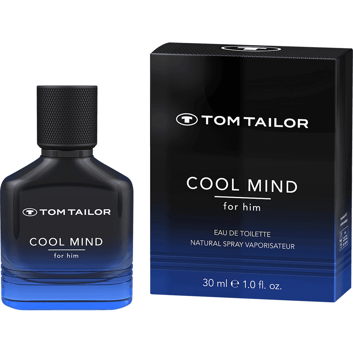 TOM TAILOR Cool Mind for him Eau de Toilette, 30 ml — produit allemand authentique au Maroc