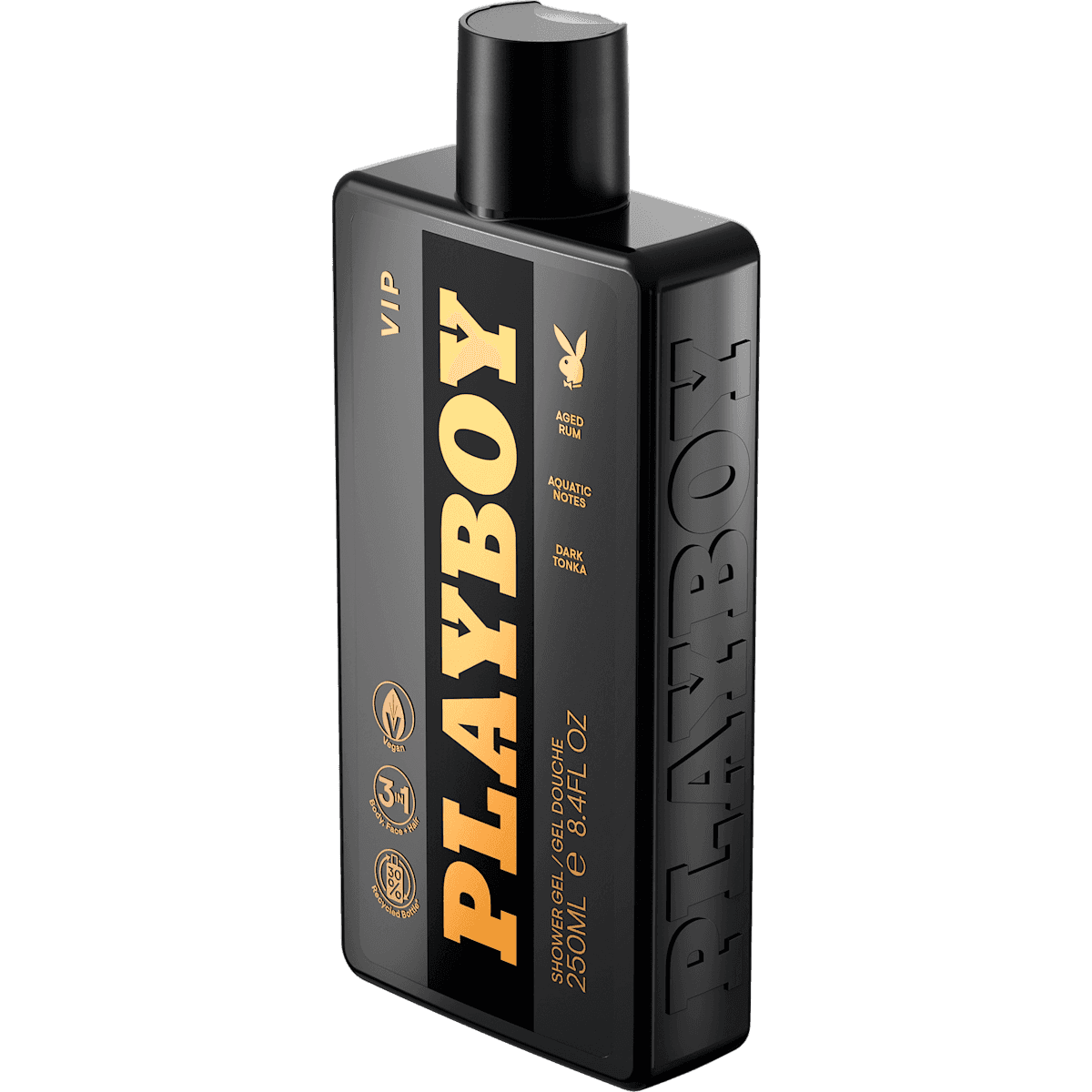 PLAYBOY shower gel VIP, 250 ml (PLAYBOY Duschgel VIP, 250 ml) — authentic German product in Morocco
