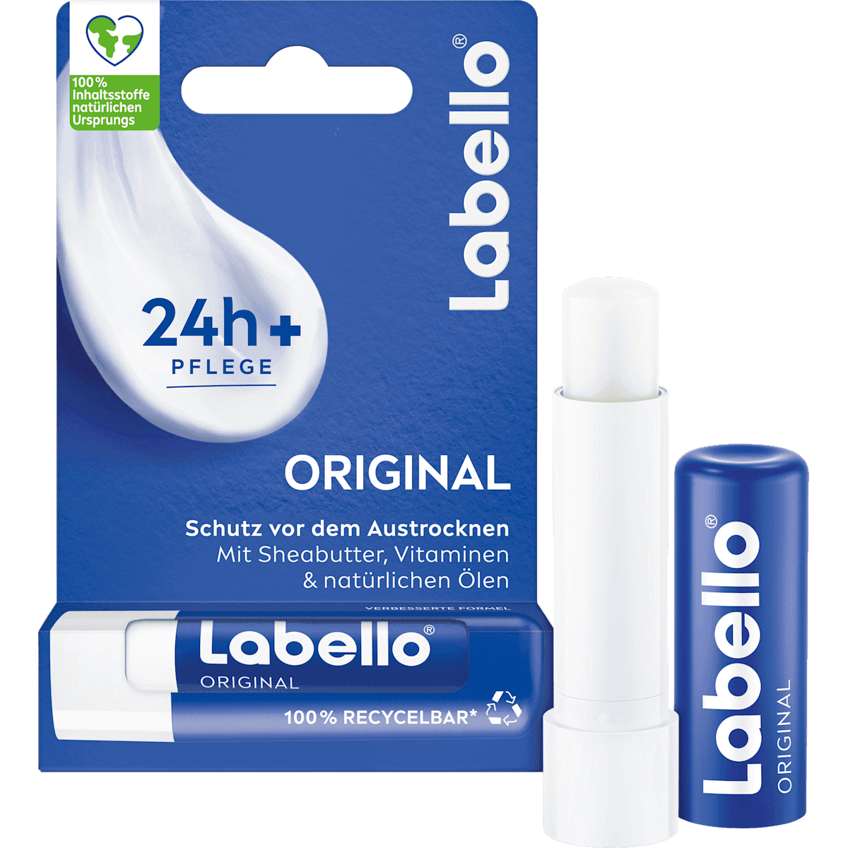 Labello lip care Original, 4,8 g — authentic German product in Morocco