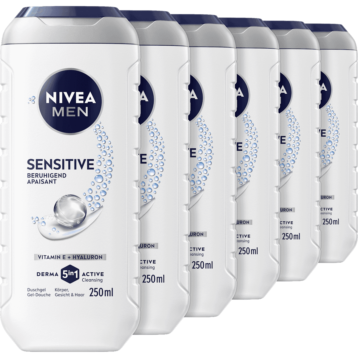 NIVEA MEN Gel douche Sensitive 5in1, 1.500 ml — منتج ألماني أصلي في المغرب