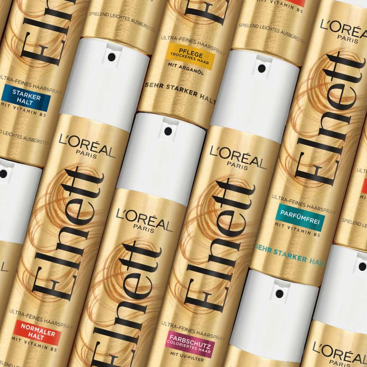 L'ORÉAL PARiS Elnett Laque Extra Starker Halt, 300 ml (L'ORÉAL PARiS Elnett Haarspray Extra Starker Halt, 300 ml) — produit allemand authentique au Maroc