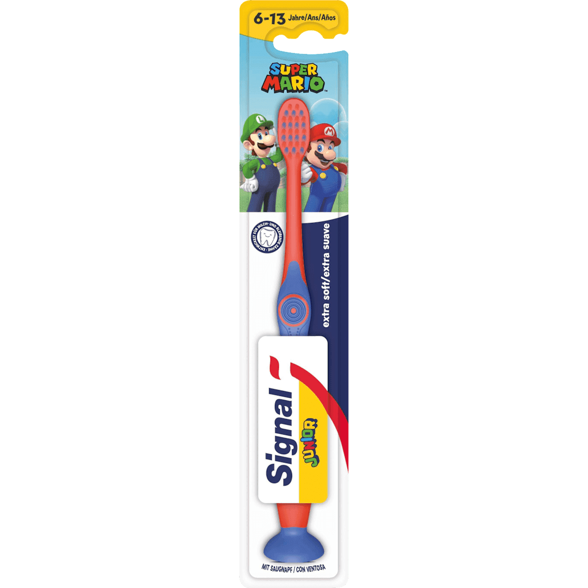 Signal Brosse à dents Enfant Junior 6-13 ans, 1 pièce (Signal Zahnbürste Kinder Junior 6-13 Jahren, 1 St) — produit allemand authentique au Maroc