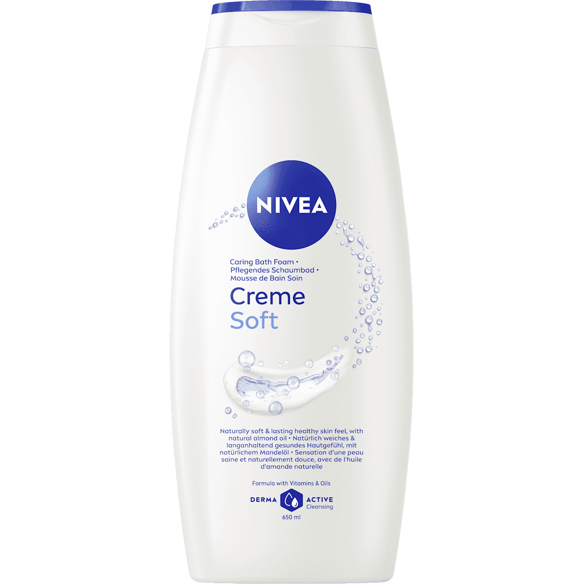 NIVEA Bain moussant crème Soft, 650 ml — produit allemand authentique au Maroc