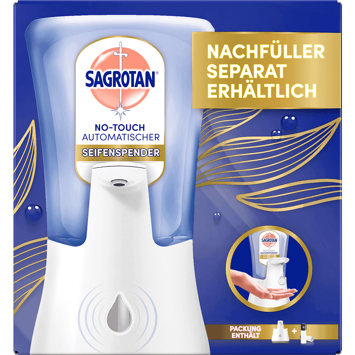 Sagrotan Distributeur de savon sans contact, 1 pièce — منتج ألماني أصلي في المغرب