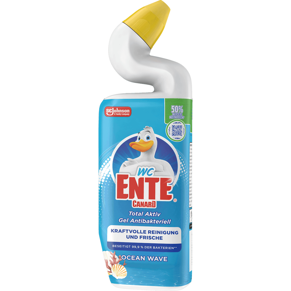 WC-Ente WC-Reiniger Total Aktiv Gel Ocean Wave, 750 ml — authentic German product in Morocco