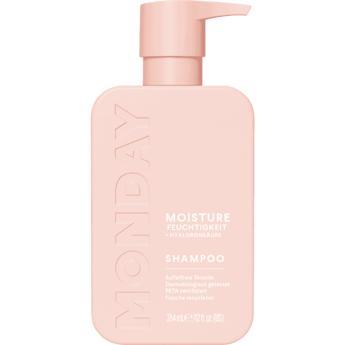 MONDAY Shampooing Moisture hydratation, 354 ml (MONDAY Shampoo Moisture Feuchtigkeit, 354 ml) — منتج ألماني أصلي في المغرب