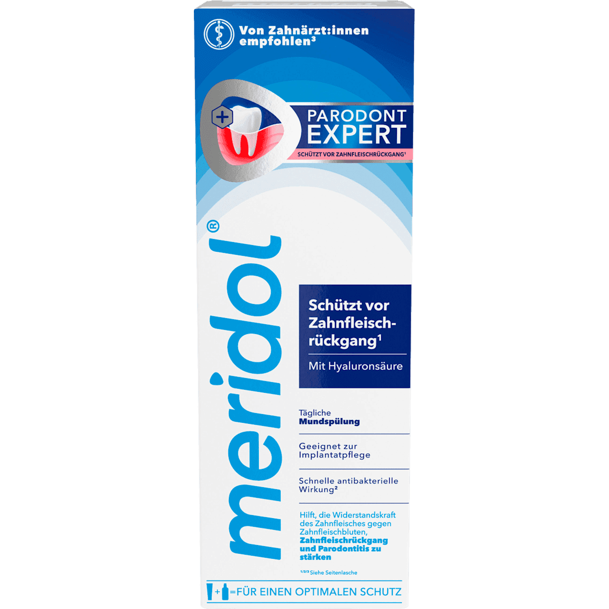meridol Bain de bouche Parodont Expert, 400 ml (meridol Mundspülung Parodont Expert, 400 ml) — produit allemand authentique au Maroc