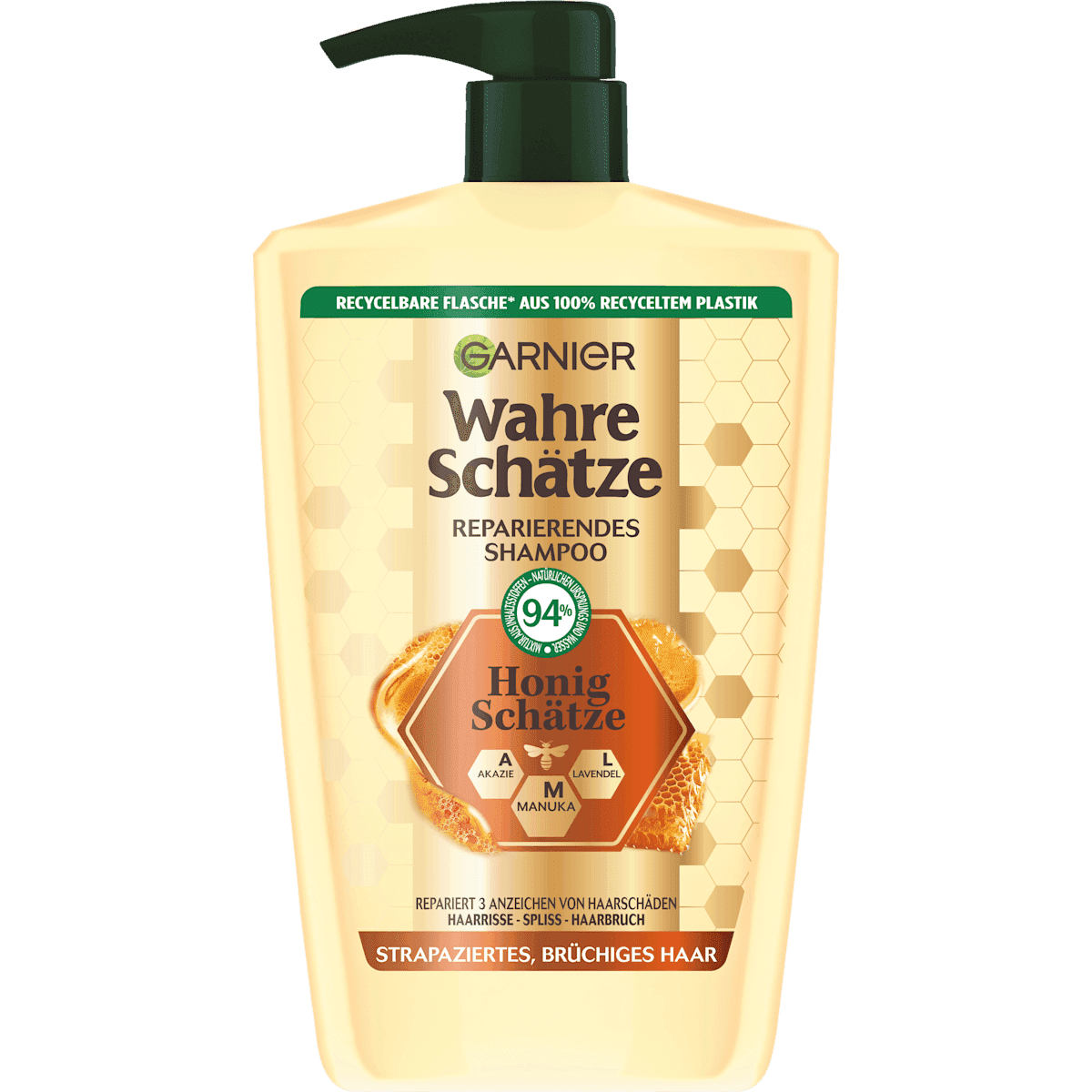 Wahre Schätze Shampooing Trésors de Miel, 1.000 ml (Wahre Schätze Shampoo Honigschätze, 1.000 ml) — منتج ألماني أصلي في المغرب