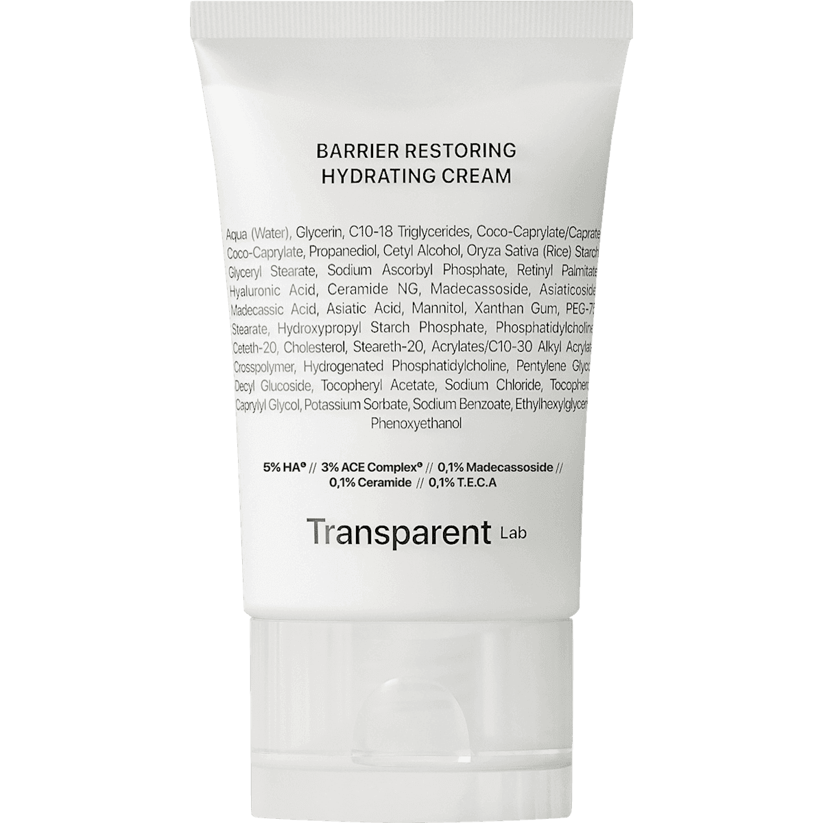 Transparent Lab face cream Barrier Restoring Hydrating, 50 ml (Transparent Lab Gesichtscreme Barrier Restoring Hydrating, 50 ml) — authentic German product in Morocco