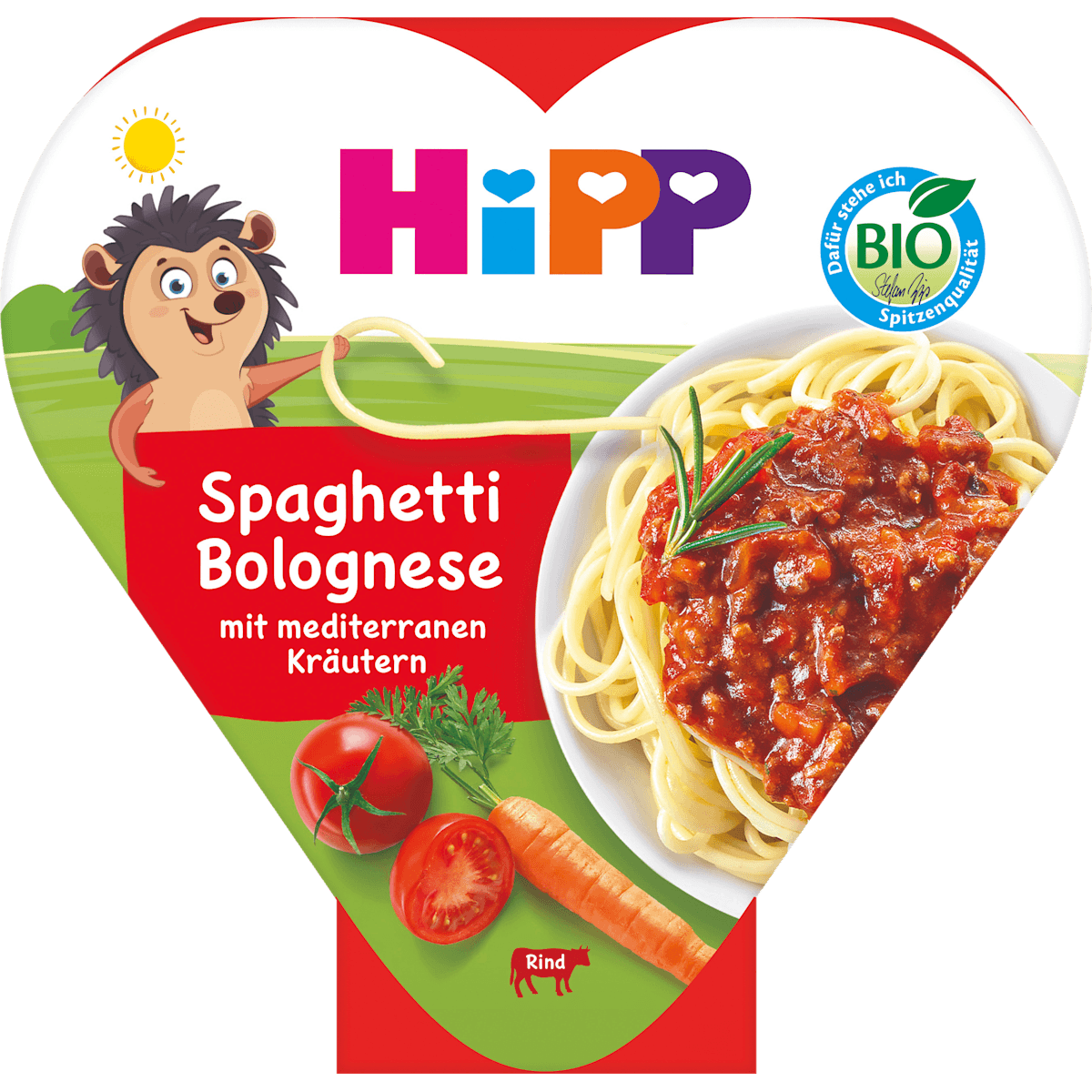 HiPP Kinderteller Spaghetti Bolognese, dès 1 an, 250 g — منتج ألماني أصلي في المغرب