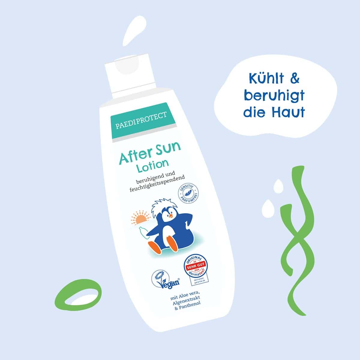 PAEDIPROTECT After Sun Milch, 200 ml — منتج ألماني أصلي في المغرب