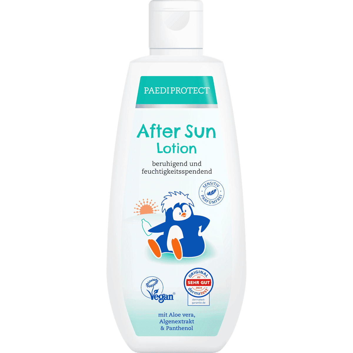 PAEDIPROTECT After Sun Milch, 200 ml — authentic German product in Morocco