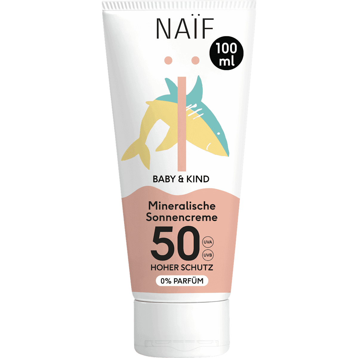NAIF crème solaire Bébé & Kids LSF 50+, 100 ml — منتج ألماني أصلي في المغرب