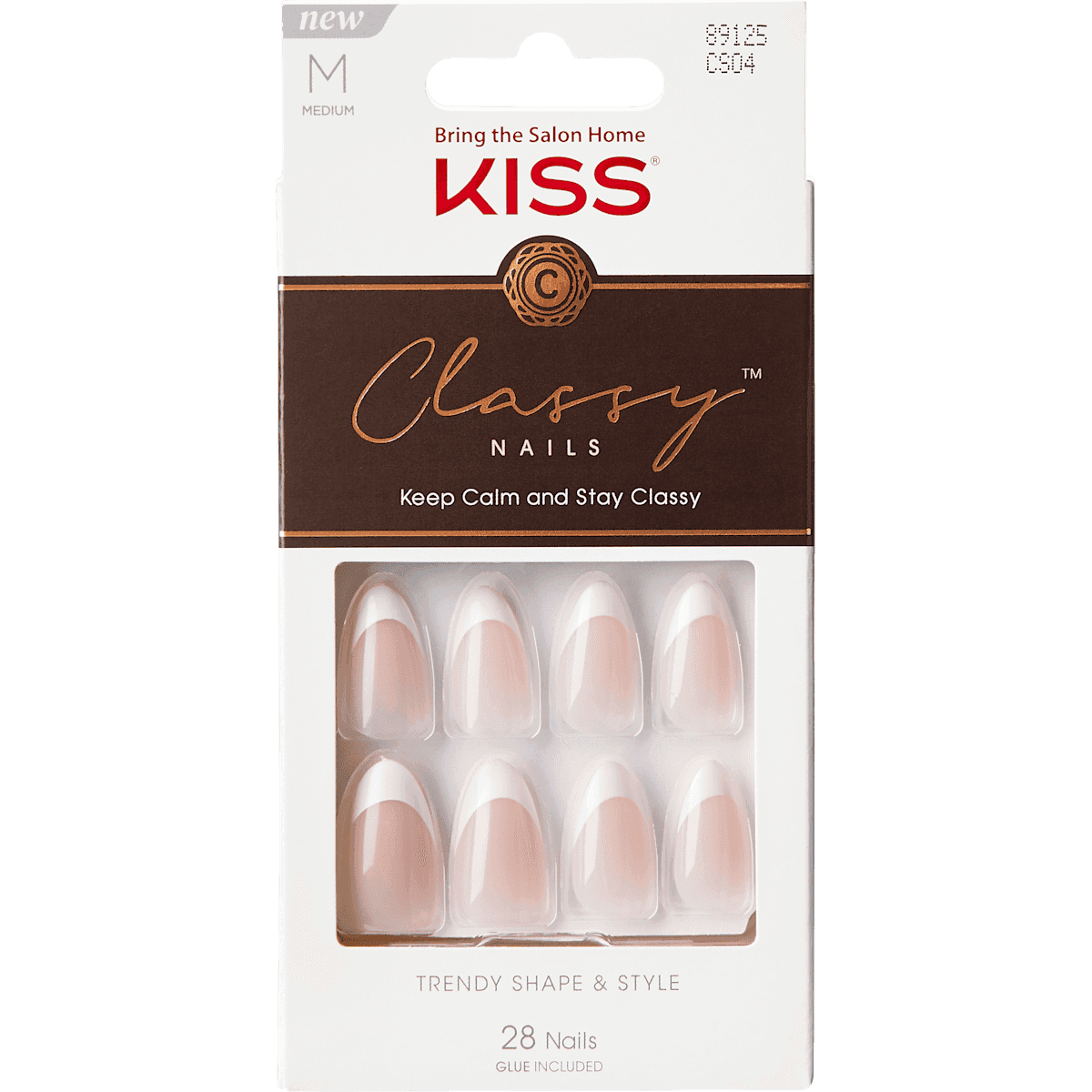 KISS faux ongles Classy Nails, 28 pièces — produit allemand authentique au Maroc