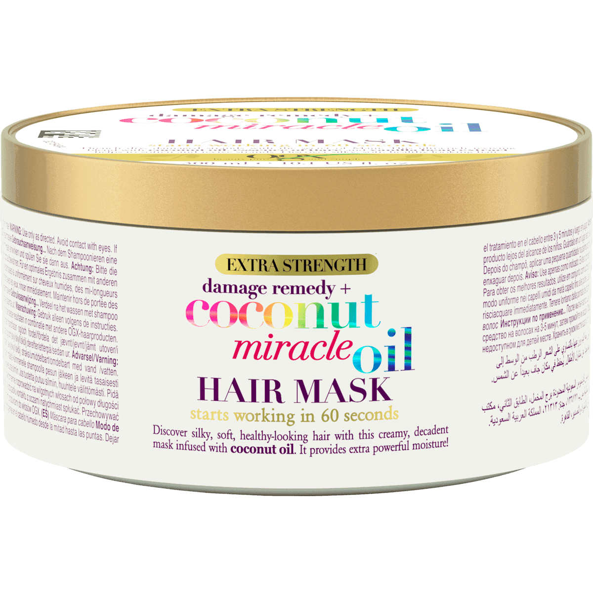 OGX Masque cheveux Coconut Miracle Oil, 300 ml — produit allemand authentique au Maroc