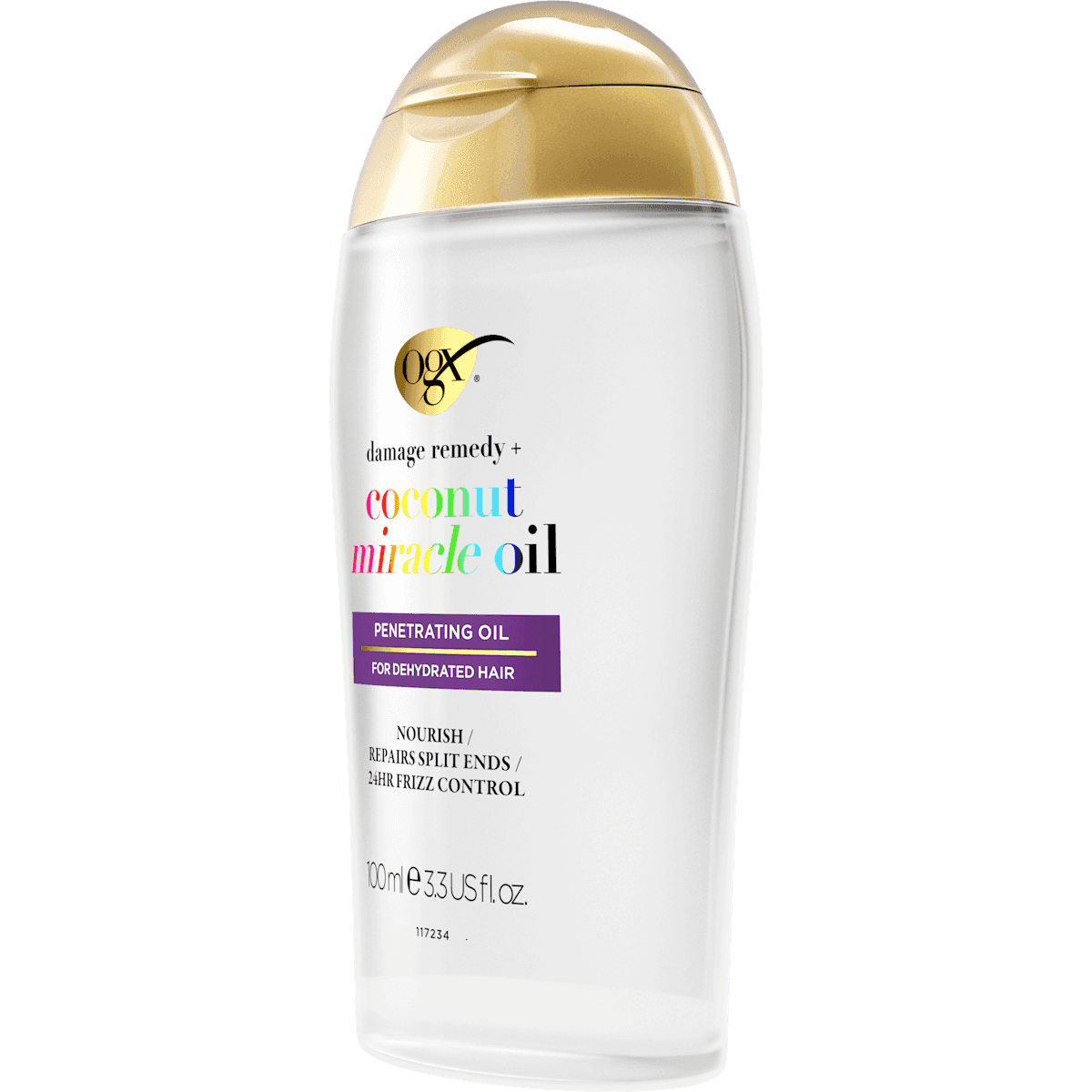 OGX Huile capillaire Coconut Miracle Oil, 100 ml (OGX Haaröl Coconut Miracle Oil, 100 ml) — produit allemand authentique au Maroc