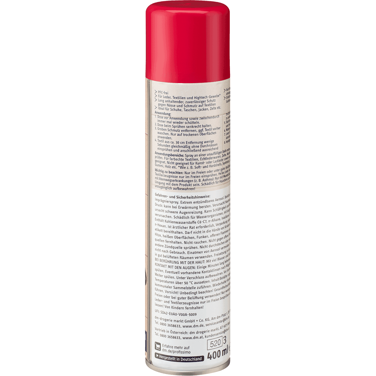 Profissimo Spray imperméabilisant sans PFC, 400 ml (Profissimo Imprägnierspray PFC-frei, 400 ml) — منتج ألماني أصلي في المغرب