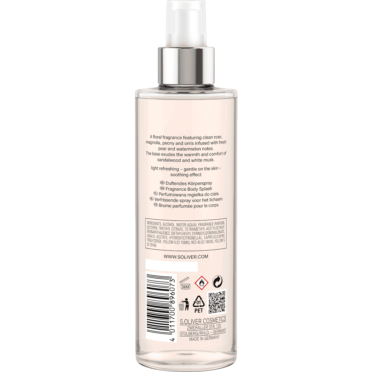 s.Oliver Lifetime Brume corporelle Body Mist, 250 ml (s.Oliver Lifetime Körperspray Body Mist, 250 ml) — منتج ألماني أصلي في المغرب