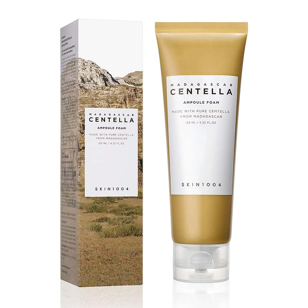 SKIN1004 Nettoyant visage Madagascar Centella Ampoule Foam, 125 ml — produit allemand authentique au Maroc