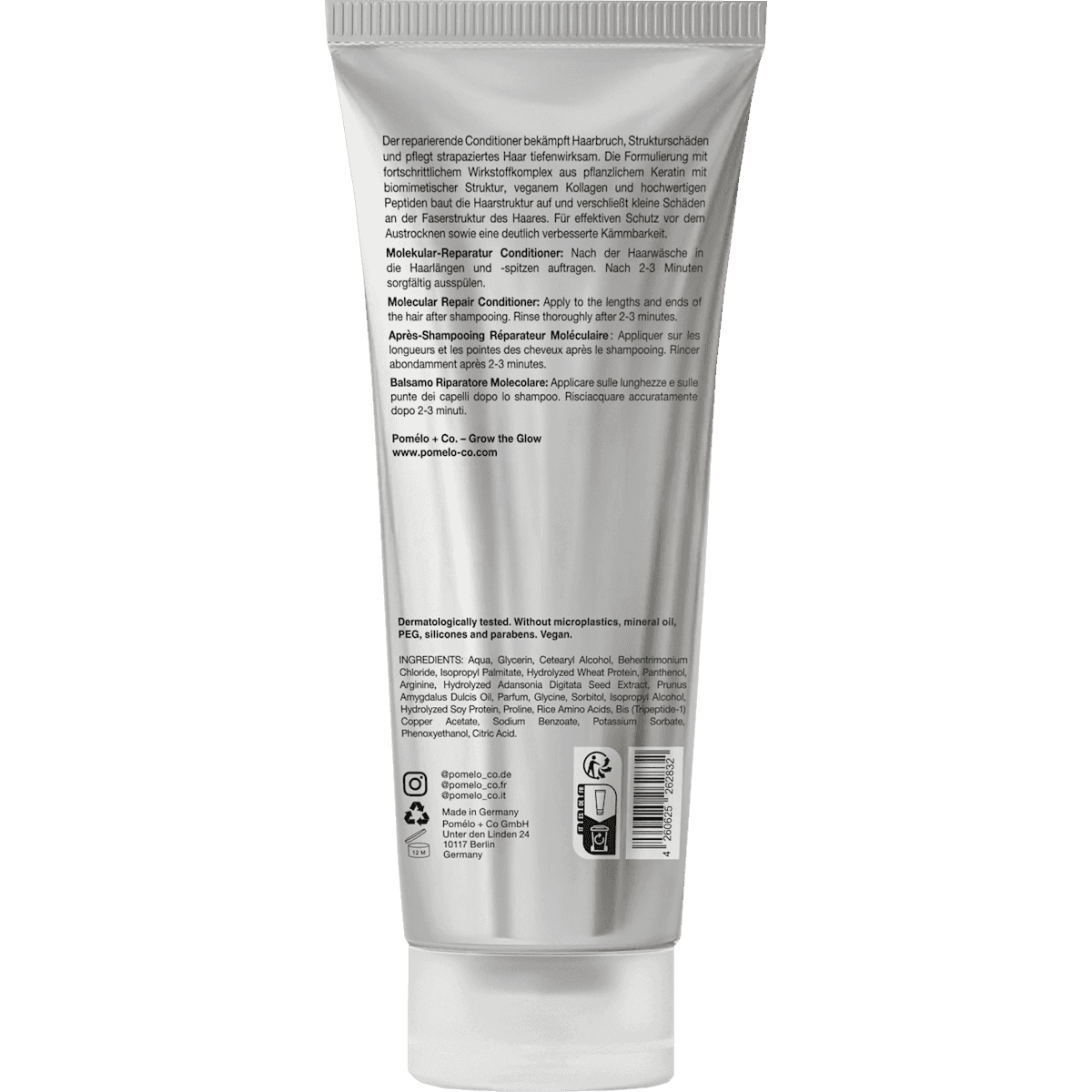 Pomélo + Co. Conditioner Molecular Repair, 200 ml — produit allemand authentique au Maroc
