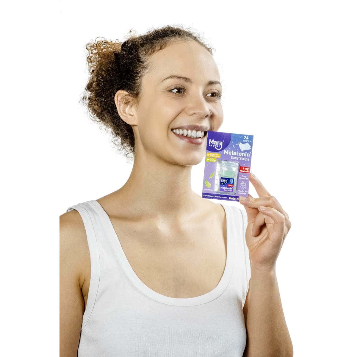 Mara Mélatonine Easy Strips 1 mg, 24 pièces (Mara Melatonin Easy Strips 1 mg, 24 St) — منتج ألماني أصلي في المغرب