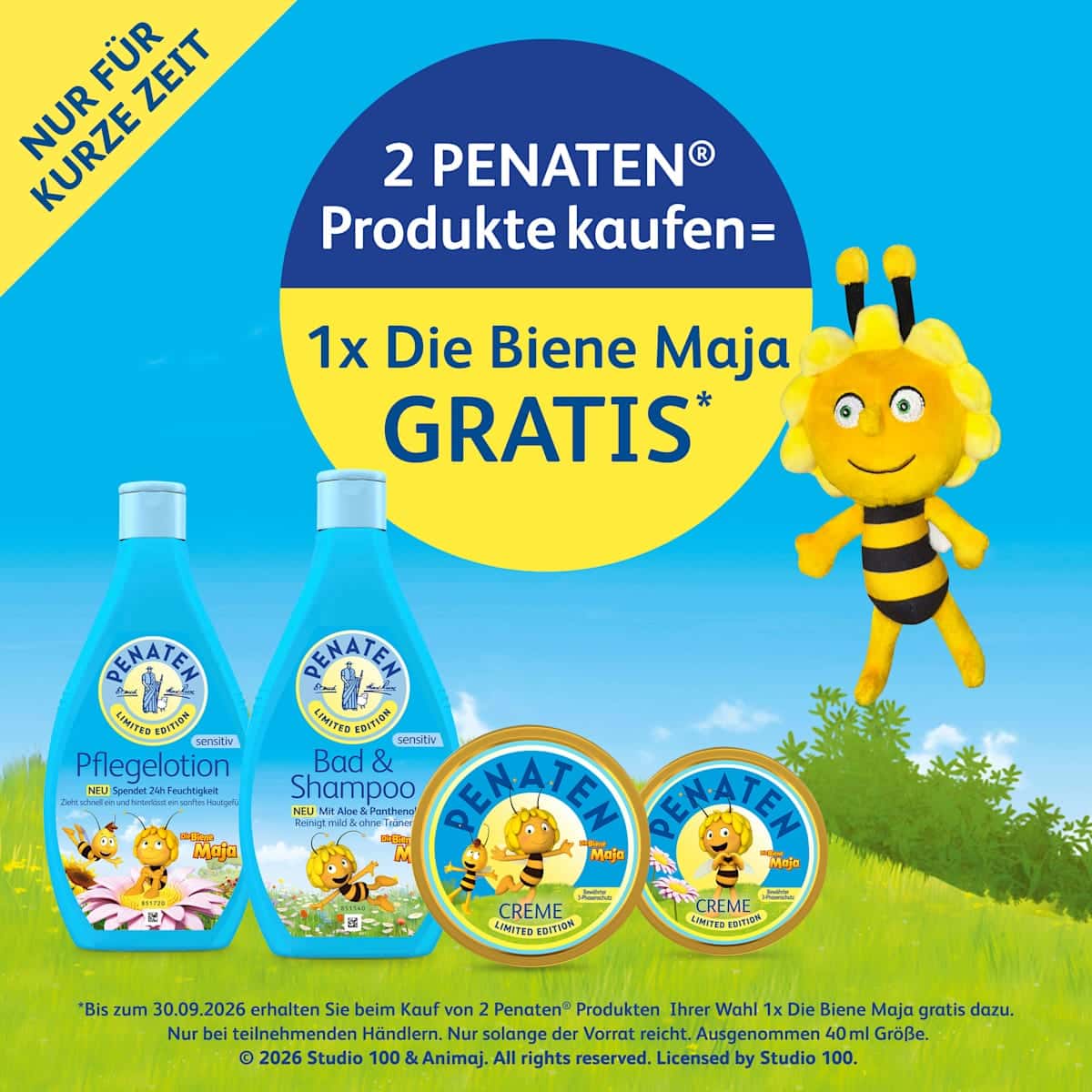 Penaten Huile bébé intensiv, 200 ml (Penaten Babyöl intensiv, 200 ml) — produit allemand authentique au Maroc