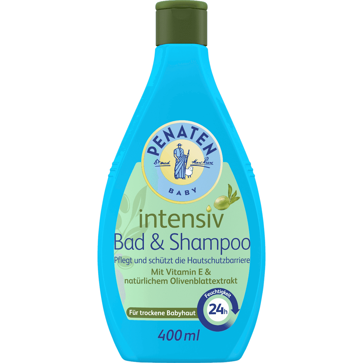 Penaten Baby bubble bath Bad & Shampoo intensiv, 400 ml — authentic German product in Morocco