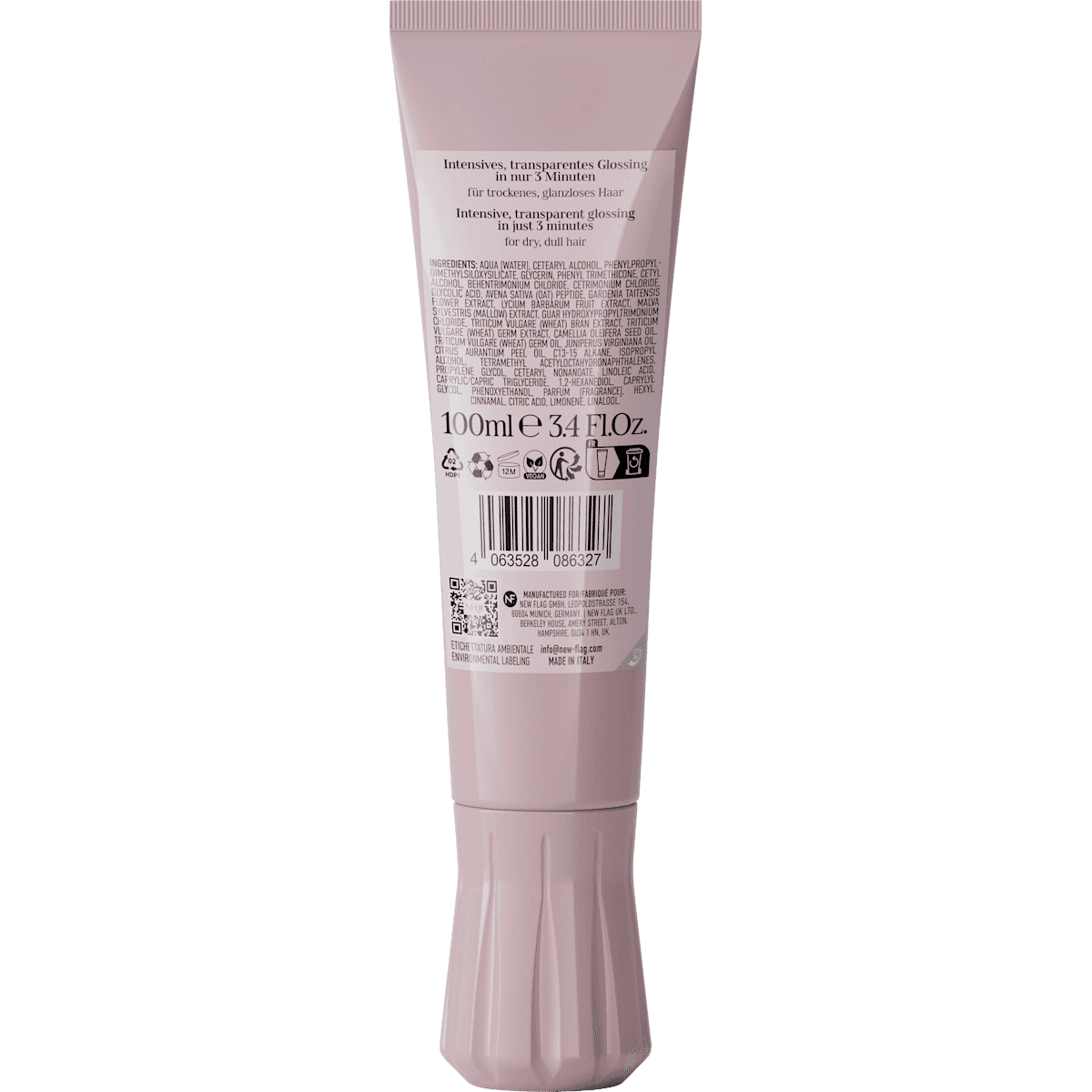 NEQI Masque cheveux Treatment Treasures Gloss Glaze, 100 ml (NEQI Haarkur Treatment Treasures Gloss Glaze, 100 ml) — منتج ألماني أصلي في المغرب