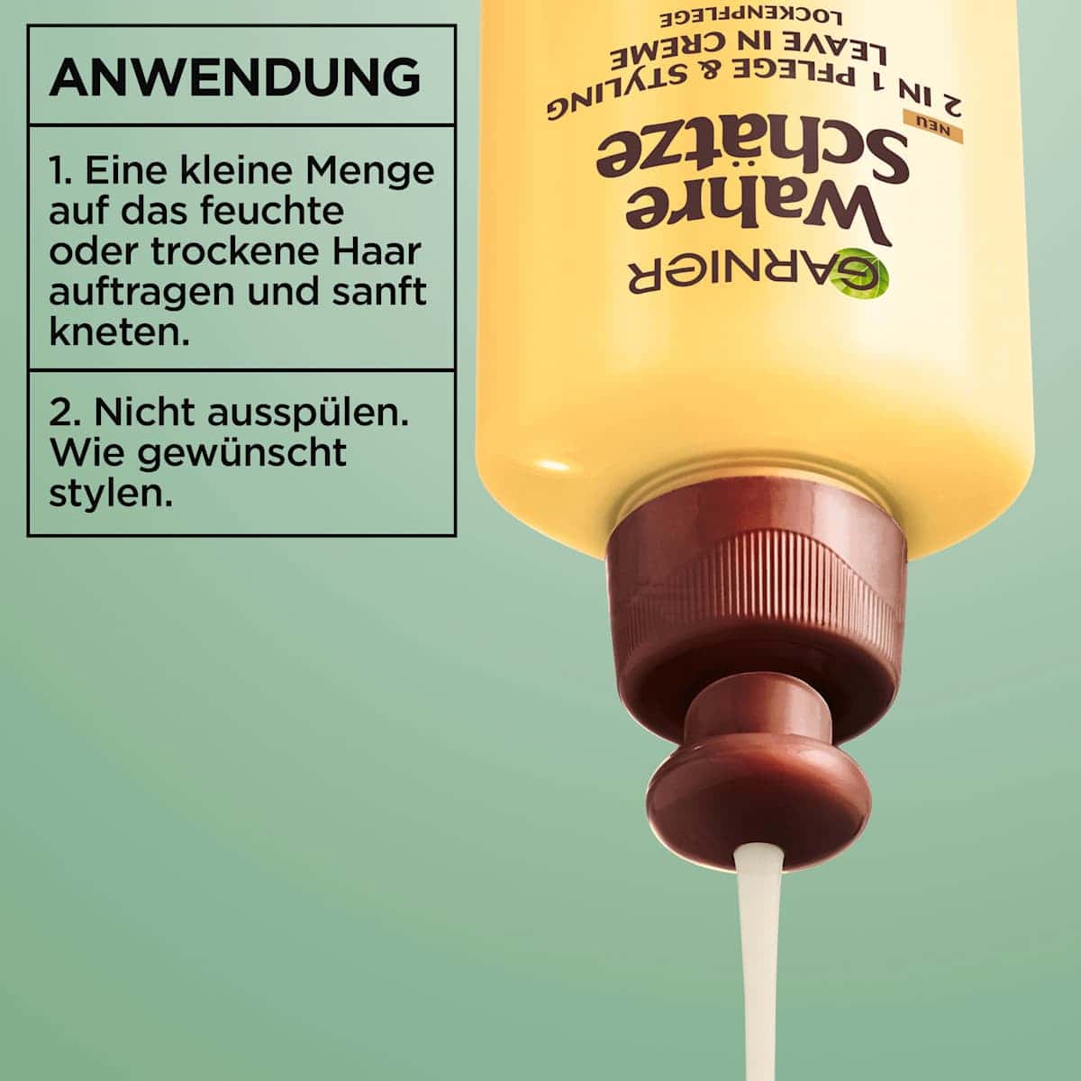 Wahre Schätze Leave-In Masque cheveux Avocado, 200 ml (Wahre Schätze Leave-In Haarkur Avocado, 200 ml) — منتج ألماني أصلي في المغرب