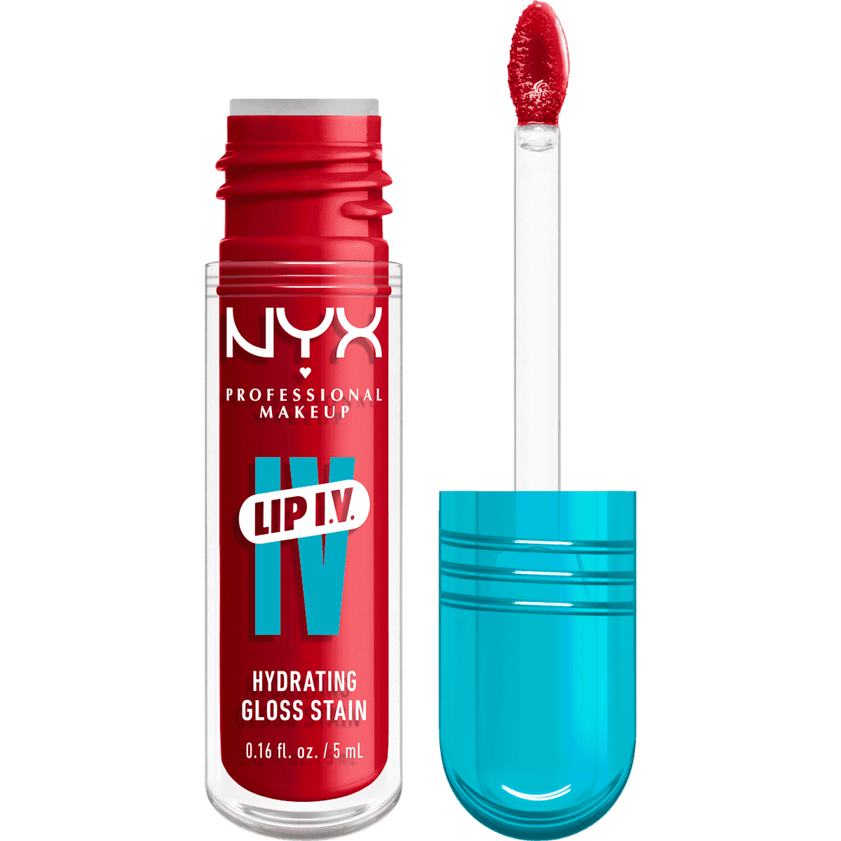 NYX PROFESSIONAL MAKEUP Gloss Lip IV Gloss Stain 11 Red-y. Set. Wet!, 5 ml — منتج ألماني أصلي في المغرب