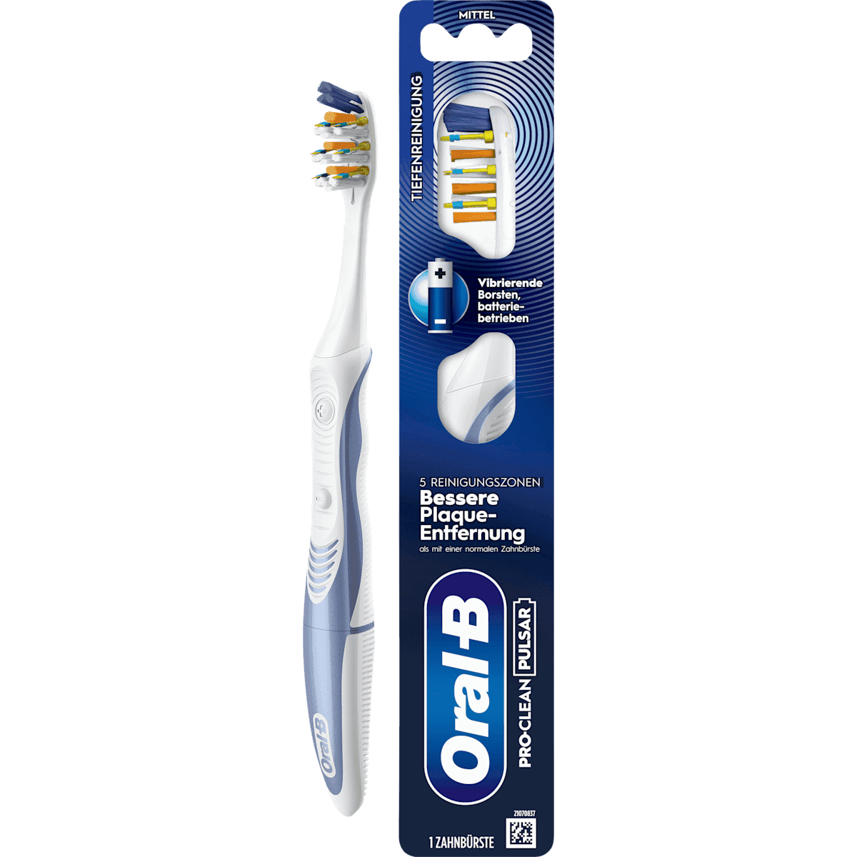 Oral-B Brosse à dents Pro-Clean Pulsar moyen, 1 pièce — produit allemand authentique au Maroc