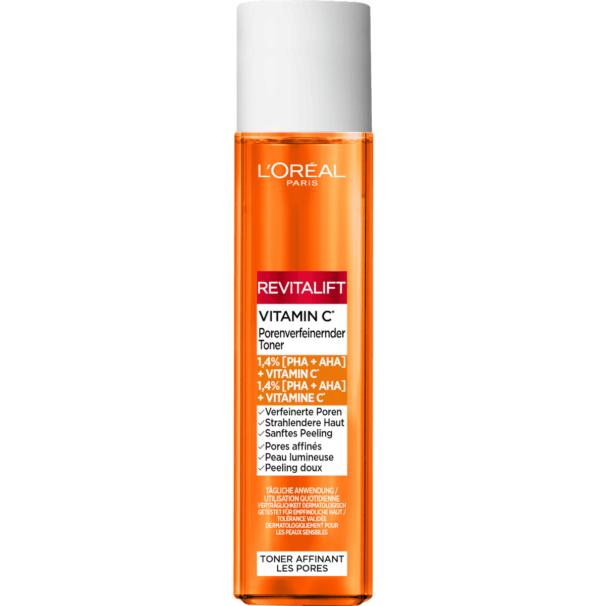 L'ORÉAL PARiS REVITALIFT Toner Vitamin C Porenverfeinernd, 180 ml — authentic German product in Morocco