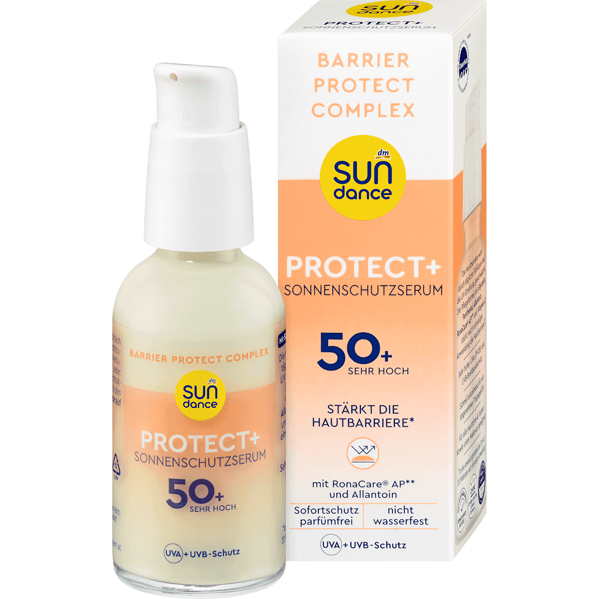 SUNDANCE Fluide solaire Serum visage, UV Protect+ LSF 50+, 50 ml (SUNDANCE Sonnenfluid Serum Gesicht, UV Protect+ LSF 50+, 50 ml) — produit allemand authentique au Maroc