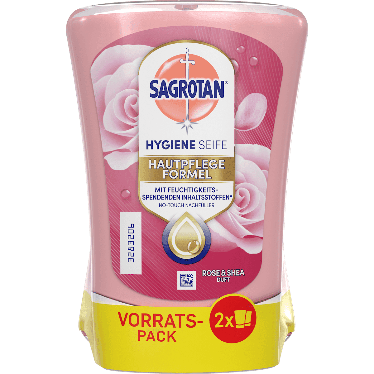 Sagrotan Savon liquide No Touch rose & Shea recharge (2x250 ml), 500 ml (Sagrotan Flüssigseife No Touch Rose & Shea Nachfüllpack (2x250 ml), 500 ml) — منتج ألماني أصلي في المغرب