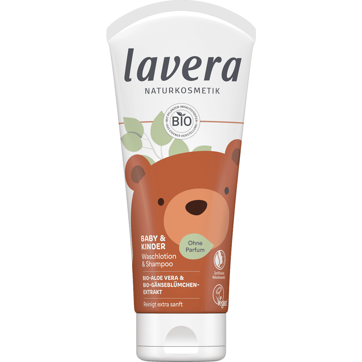 lavera NATURKOSMETIK Bébé & Enfant Lotion lavante & Shampooing, 200 ml — منتج ألماني أصلي في المغرب