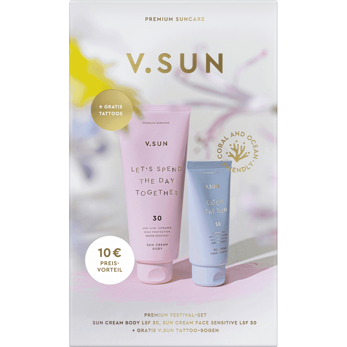V.SUN Protection solaire Festival Set, 1 pièce (V.SUN Sonnenschutz Festival Set, 1 St) — produit allemand authentique au Maroc