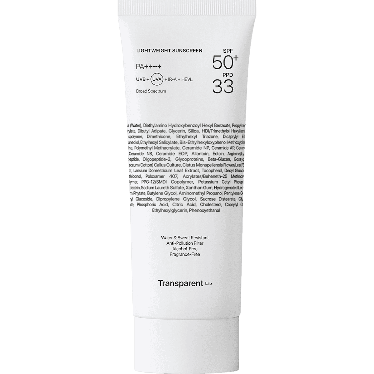 Transparent Lab crème solaire visage Lightweight LSF 50+, 100 ml (Transparent Lab Sonnencreme Gesicht Lightweight LSF 50+, 100 ml) — منتج ألماني أصلي في المغرب