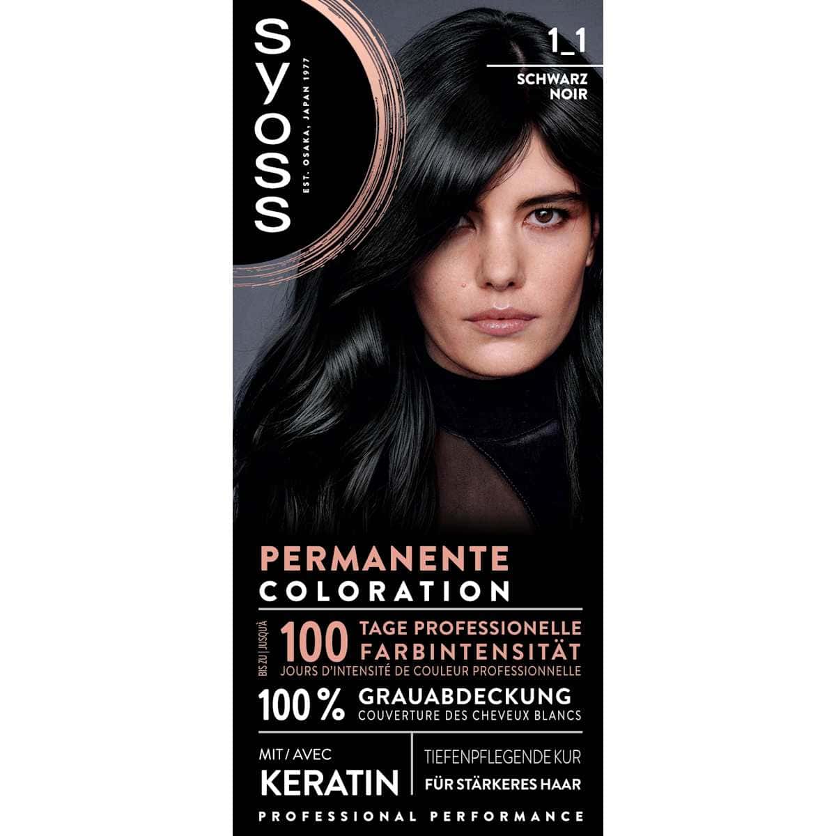 Syoss Coloration 1_1 noir, 1 pièce — منتج ألماني أصلي في المغرب