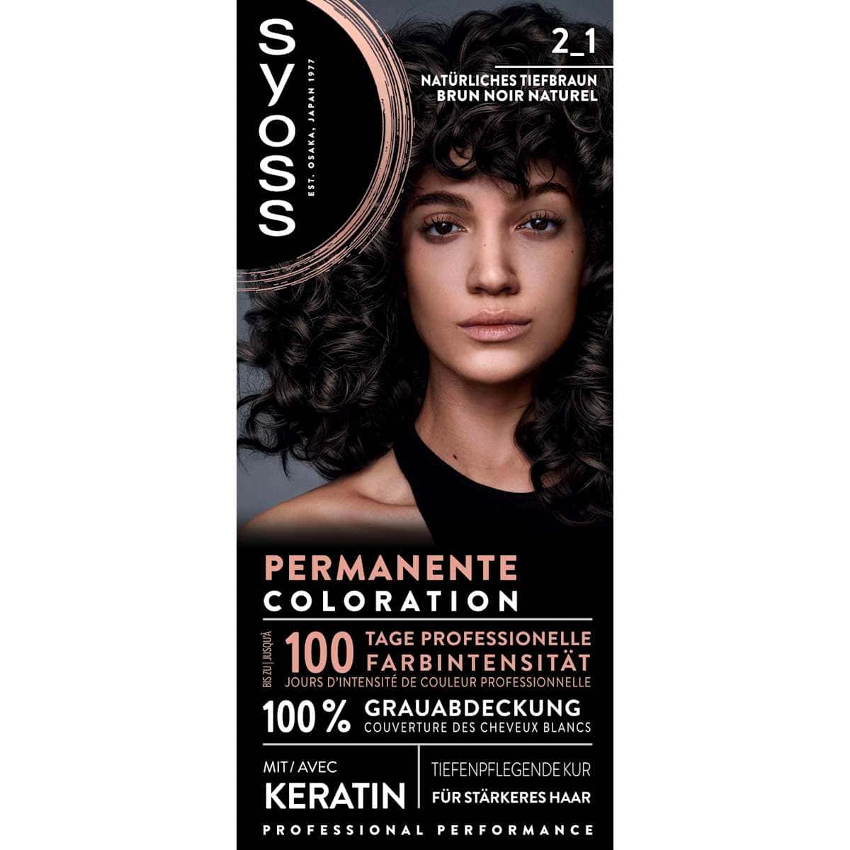 Syoss Coloration 2_1 brun profond naturel, 1 pièce — منتج ألماني أصلي في المغرب