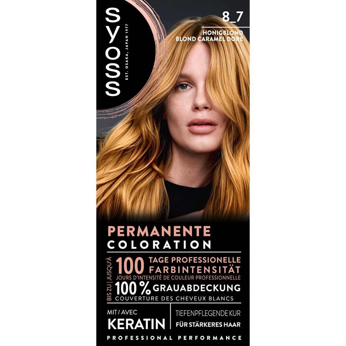Syoss Coloration 8_7 Honigblond, 1 pièce — منتج ألماني أصلي في المغرب