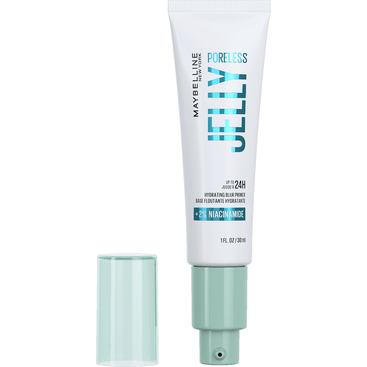 MAYBELLINE NEW YORK Primer Poreless Jelly Blurring, 30 ml — produit allemand authentique au Maroc