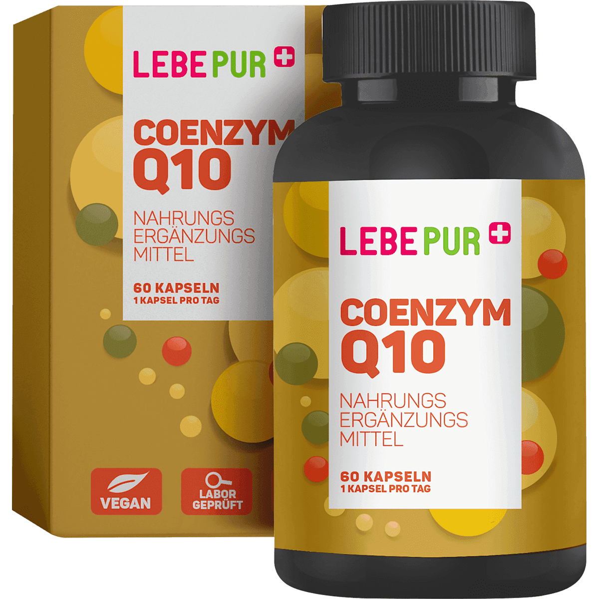 Lebepur Coenzyme Q10 gélules 60 pièces, 36 g — produit allemand authentique au Maroc
