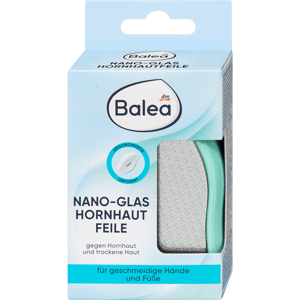 Balea callosités Feile Nano-verre, 1 pièce (Balea Hornhaut Feile Nano-Glas, 1 St) — produit allemand authentique au Maroc