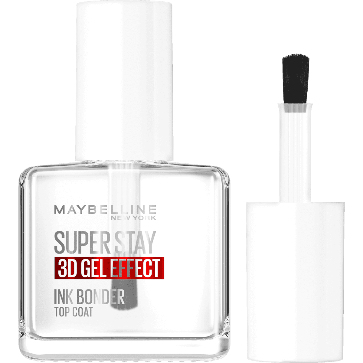 MAYBELLINE NEW YORK Top Coat Soin des ongles Super Stay 3D Gel Effect, 12 ml — produit allemand authentique au Maroc