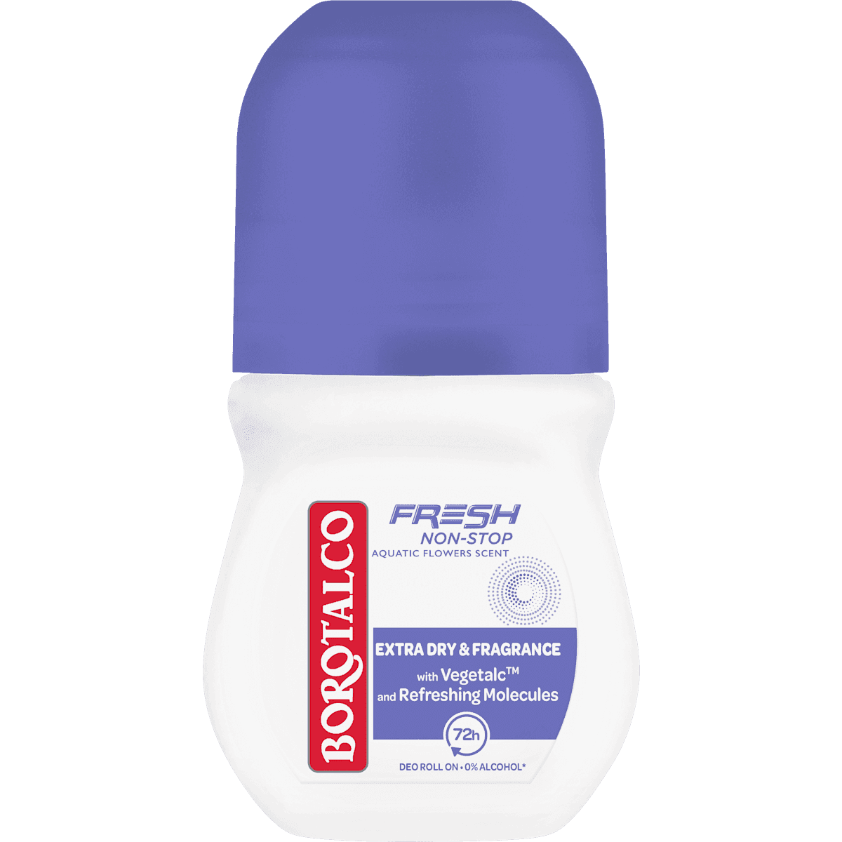 Borotalco anti-transpirant Déodorant bille FRESH Non-Stop Aquatic Flowers Scent, 50 ml — منتج ألماني أصلي في المغرب