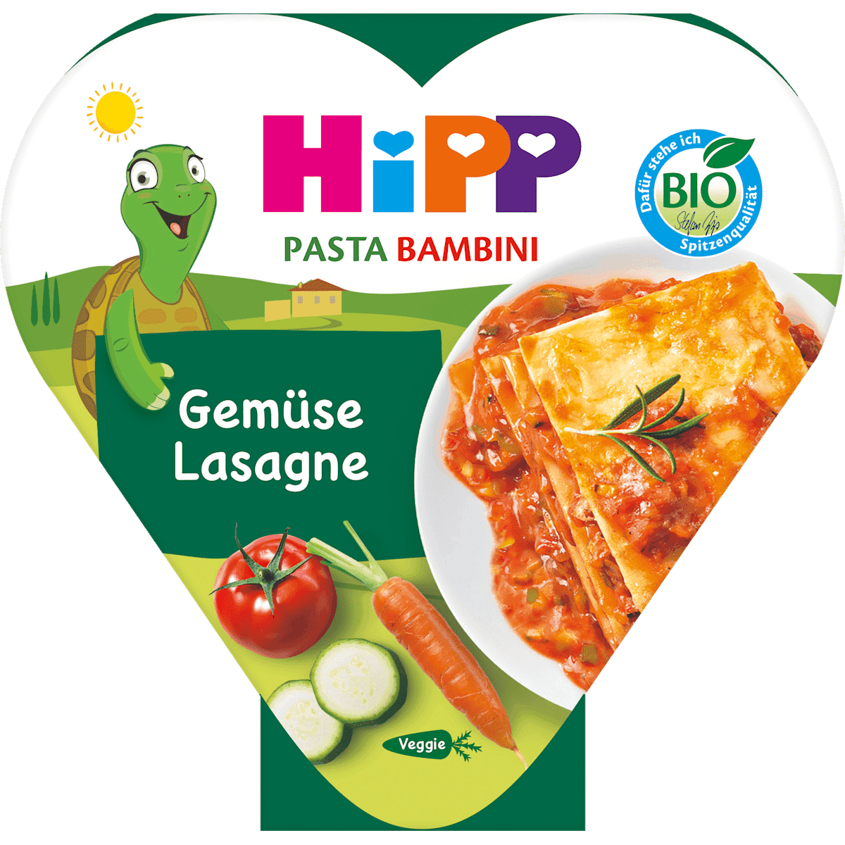 HiPP Kinderteller Pasta Bambini légumes Lasagne dès 1 an, 250 g — منتج ألماني أصلي في المغرب